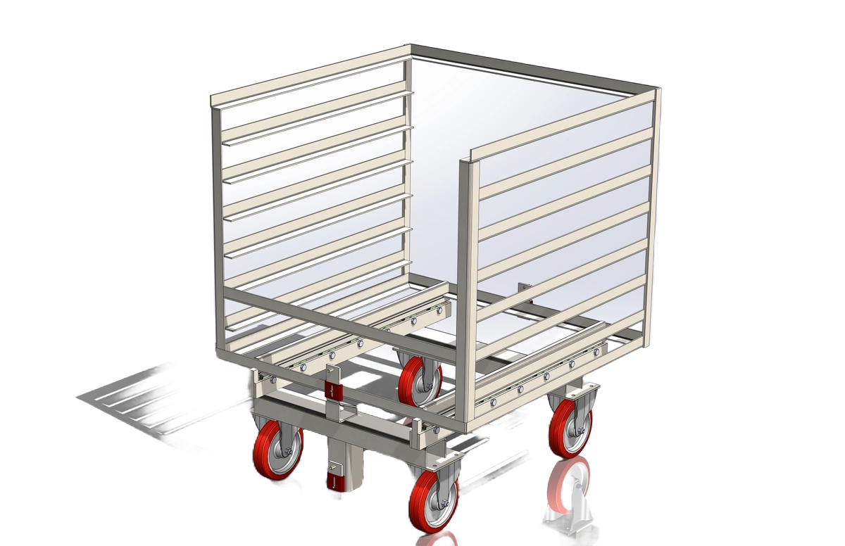 Autoclave Basket With Shelf System